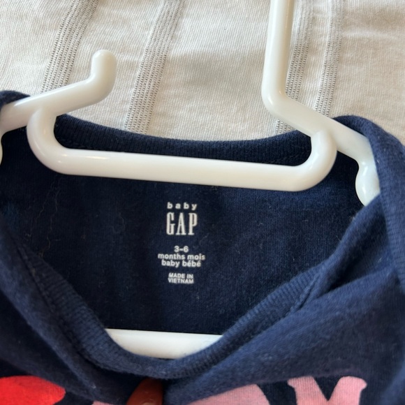 Baby GAP Navy 'I ♥ My Dad' One-Piece Bodysuit - Picture 3 of 3